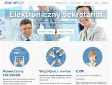 Tablet Screenshot of docum.pl